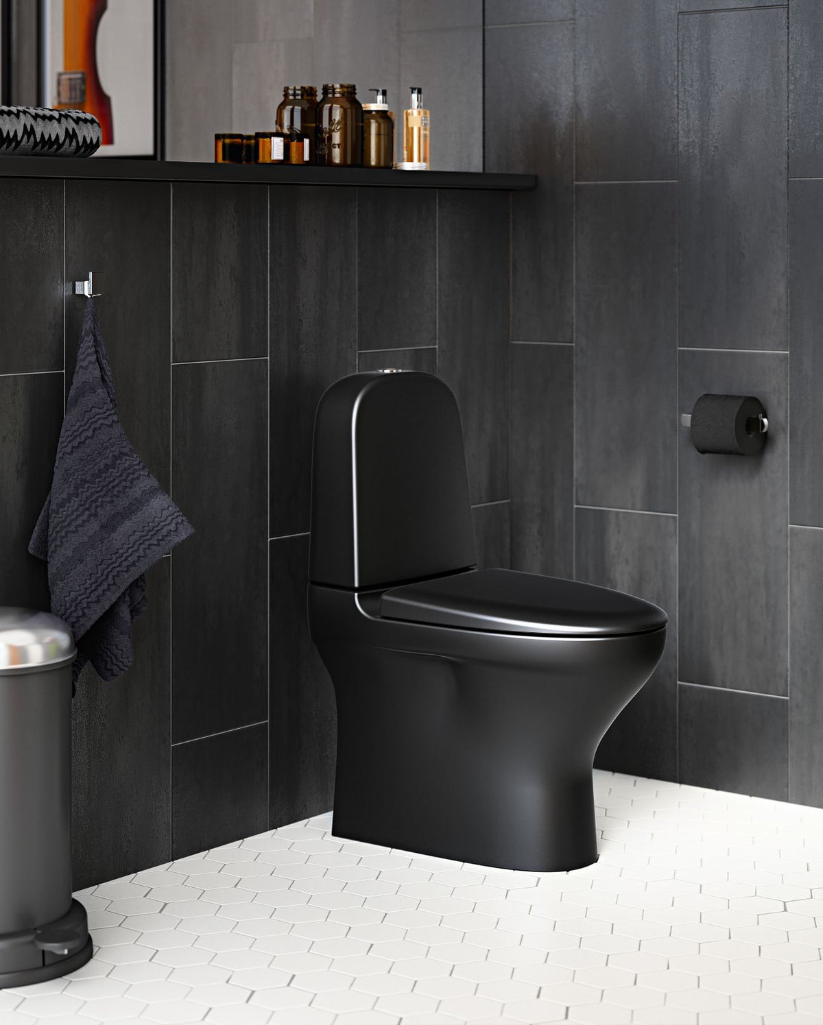 WC-istuin Estetic 8300 Softclose kannella
