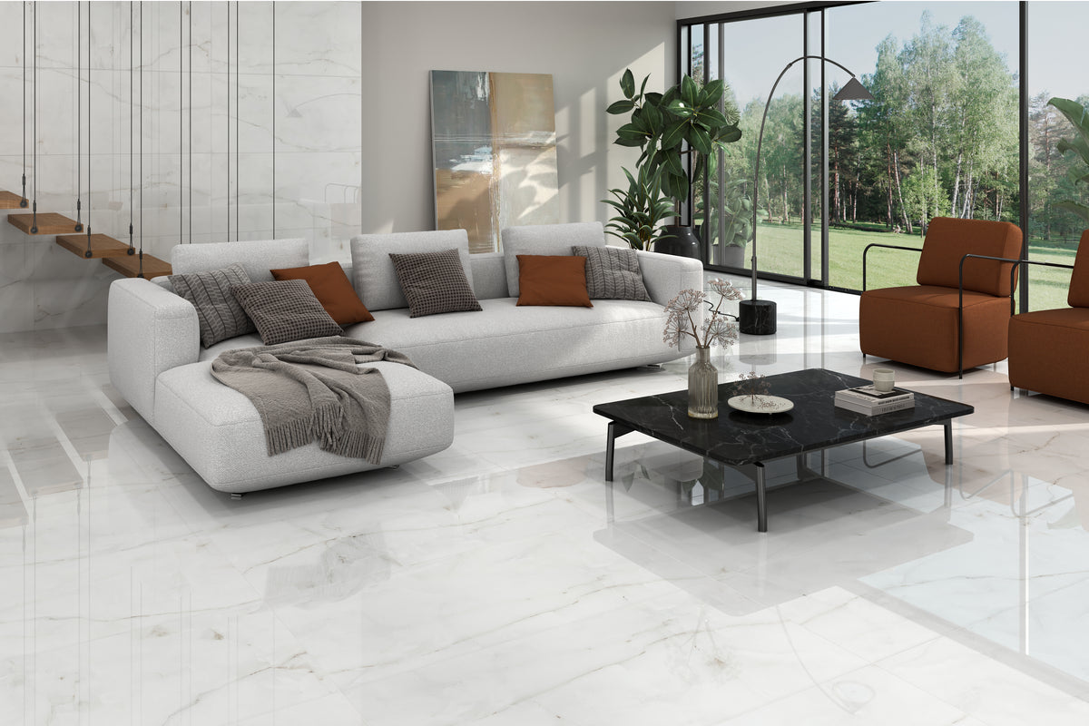 Onice Bianco 60x120 Glossy