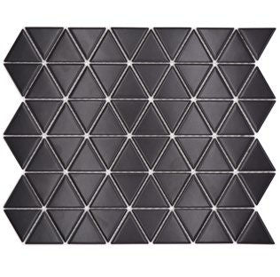 CG TR 49 Dreieck Uni Schwarz Matt Mosaic