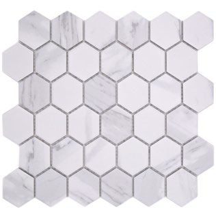 CIM HX5 CR Hexa Carrara Matt Mosaic